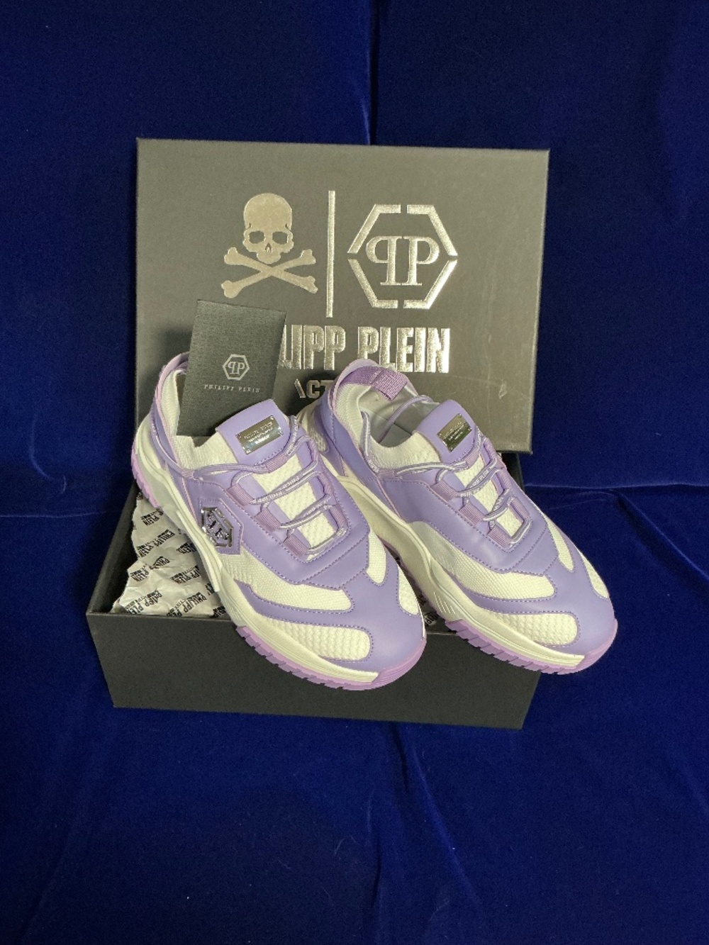 Philipp Plein Women's Purple Predator Sneakers